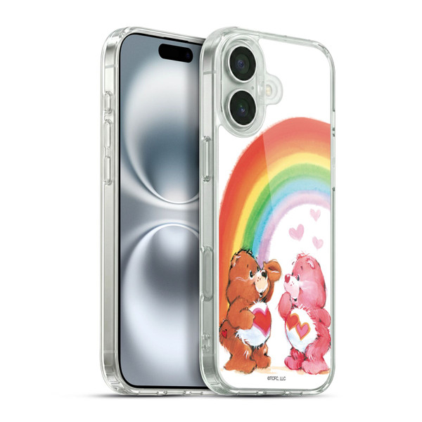 Care Bears Classic Rainbow Soft Gel Case for Apple iPhone 16 Plus & MagSafe