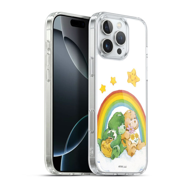 Care Bears Classic Rainbow 2 Soft Gel Case for Apple iPhone 16 Pro Max & MagSafe