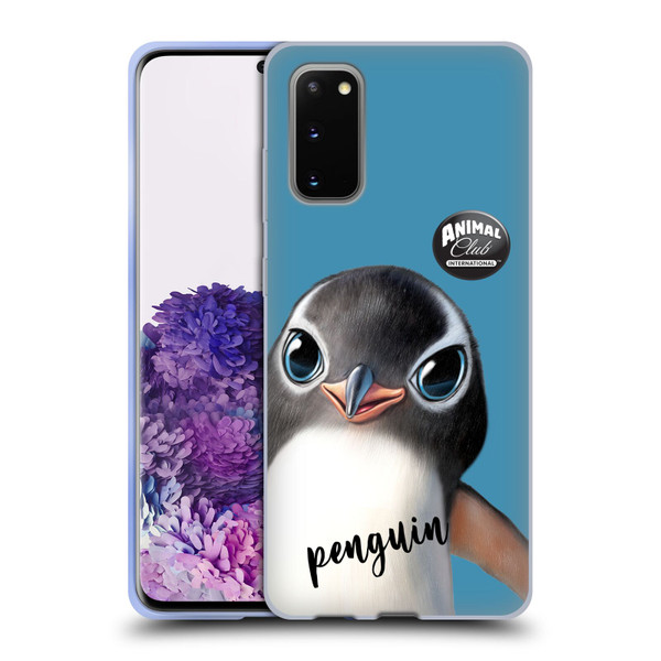 Animal Club International Faces Penguin Soft Gel Case for Samsung Galaxy S20 / S20 5G