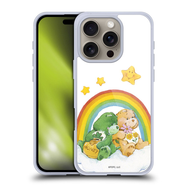Care Bears Classic Rainbow 2 Soft Gel Case for Apple iPhone 16 Pro