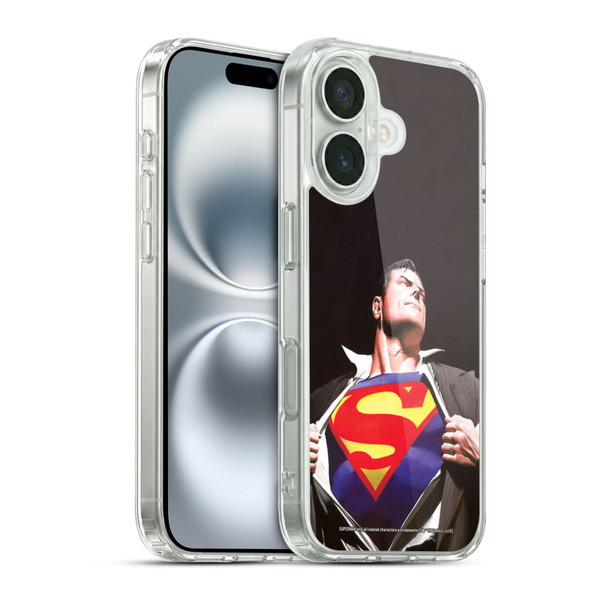Superman DC Comics Famous Comic Book Covers Forever Soft Gel Case for Apple iPhone 16 & MagSafe
