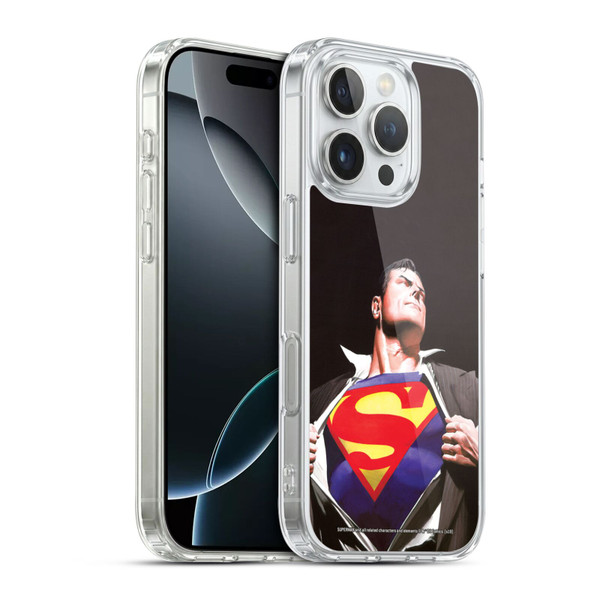 Superman DC Comics Famous Comic Book Covers Forever Soft Gel Case for Apple iPhone 16 Pro & MagSafe