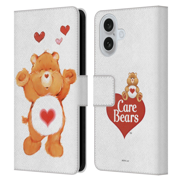 Care Bears Classic Tenderheart Leather Book Wallet Case Cover For Apple iPhone 16