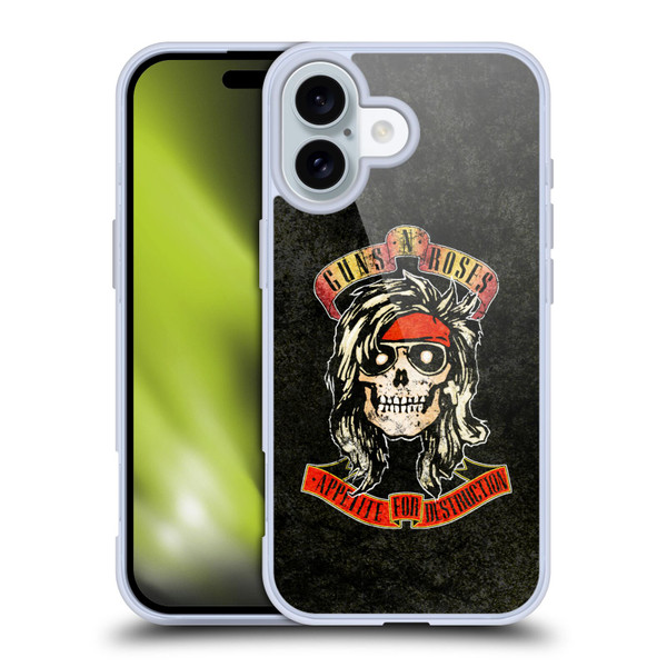 Guns N' Roses Vintage McKagan Soft Gel Case for Apple iPhone 16