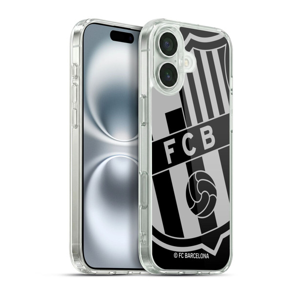 FC Barcelona Crest Oversized Soft Gel Case for Apple iPhone 16 Plus & MagSafe