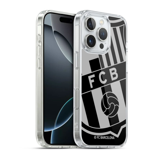 FC Barcelona Crest Oversized Soft Gel Case for Apple iPhone 16 Pro & MagSafe