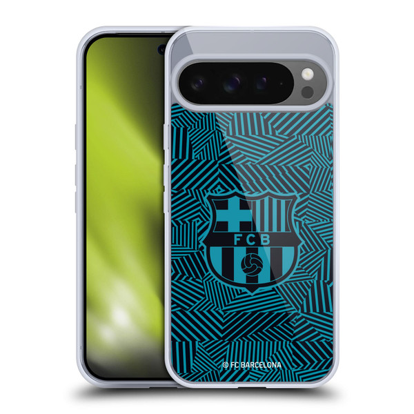 FC Barcelona Crest Black Soft Gel Case for Google Pixel 9 Pro XL