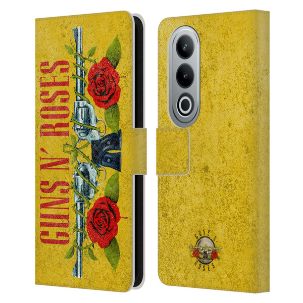 Guns N' Roses Vintage Pistols Leather Book Wallet Case Cover For OPPO OnePlus Ace 3V 5G