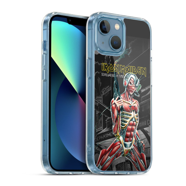 Iron Maiden Album Covers Somewhere Soft Gel Case for Apple iPhone 13 Mini & MagSafe