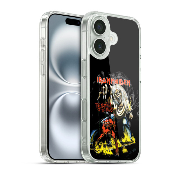 Iron Maiden Album Covers NOTB Soft Gel Case for Apple iPhone 16 & MagSafe