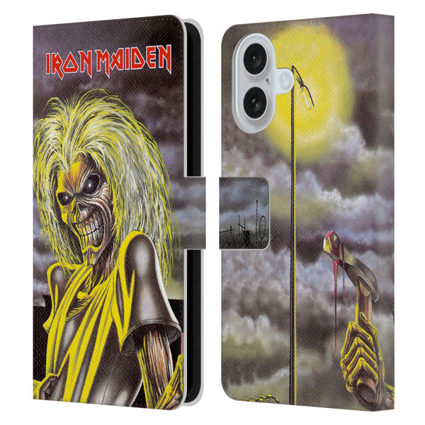 Iron Maiden Album Covers Killers Leather Book Wallet Case Cover For Apple iPhone 16