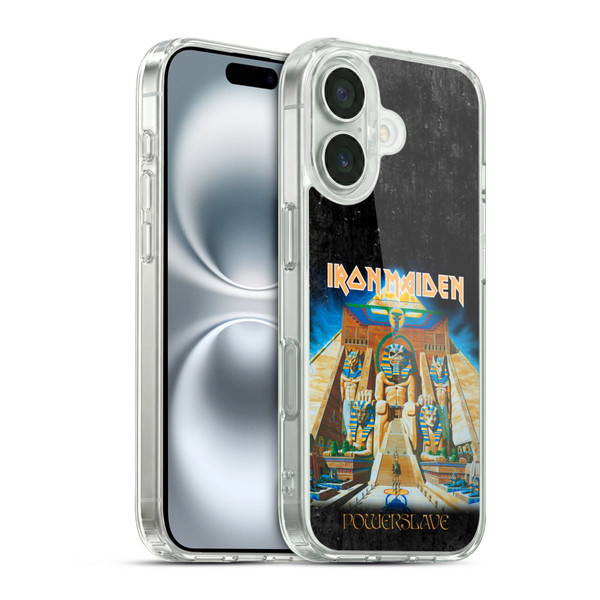 Iron Maiden Album Covers Powerslave Soft Gel Case for Apple iPhone 16 & MagSafe