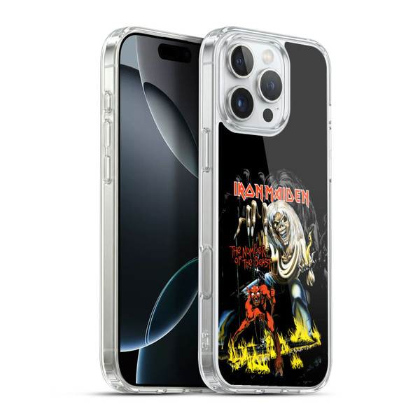 Iron Maiden Album Covers NOTB Soft Gel Case for Apple iPhone 16 Pro Max & MagSafe