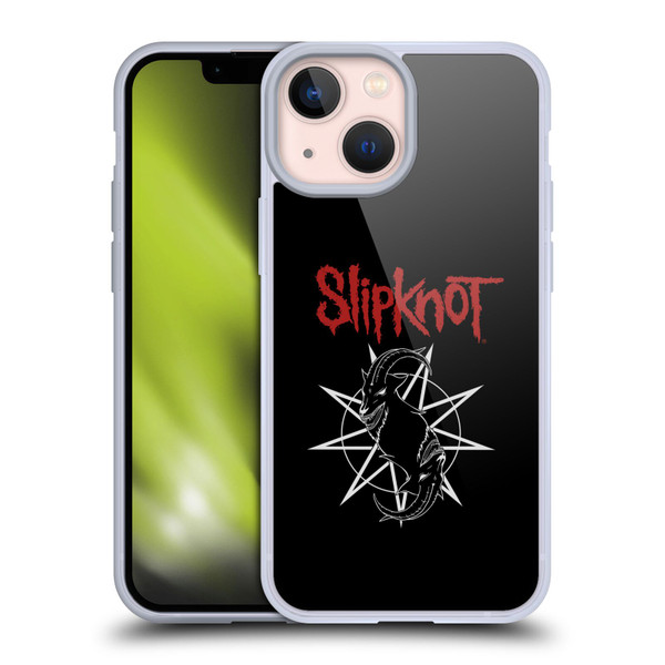 Slipknot Key Art Goat Logo Soft Gel Case for Apple iPhone 13 Mini