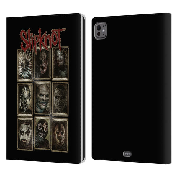 Slipknot Key Art Covered Faces Leather Book Wallet Case Cover For Apple iPad Pro 11 M4 2024