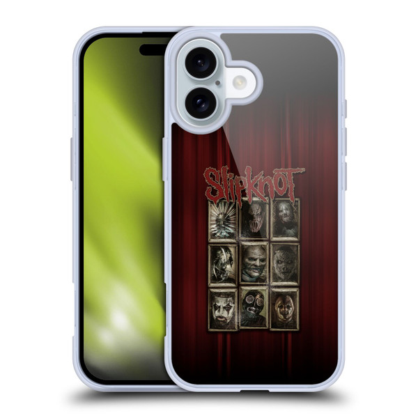 Slipknot Key Art Covered Faces Soft Gel Case for Apple iPhone 16