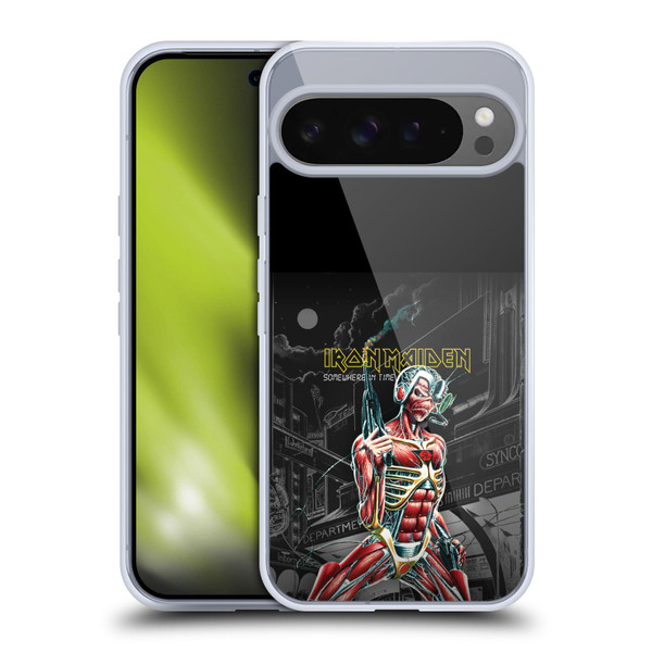 Iron Maiden Album Covers Somewhere Soft Gel Case for Google Pixel 9 Pro XL