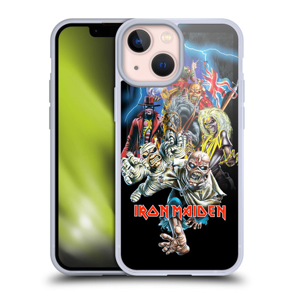 Iron Maiden Art Best Of Beast Soft Gel Case for Apple iPhone 13 Mini
