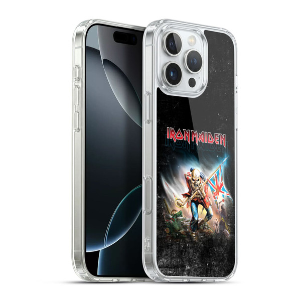 Iron Maiden Art Trooper 2016 Soft Gel Case for Apple iPhone 16 Pro Max & MagSafe