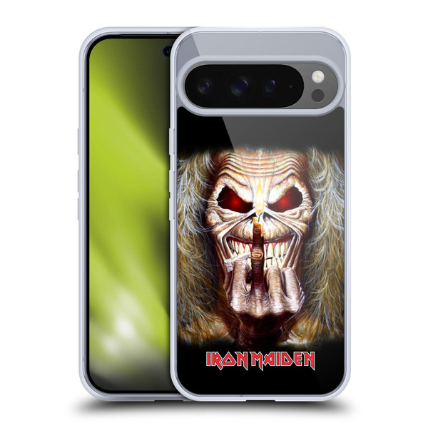 Iron Maiden Art Candle Finger Soft Gel Case for Google Pixel 9 Pro XL