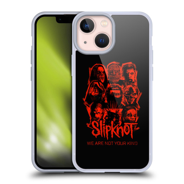 Slipknot We Are Not Your Kind Red Patch Soft Gel Case for Apple iPhone 13 Mini