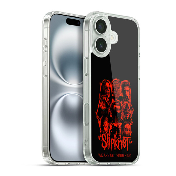 Slipknot We Are Not Your Kind Red Patch Soft Gel Case for Apple iPhone 16 Plus & MagSafe
