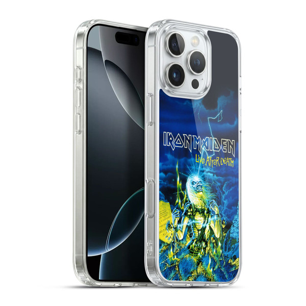 Iron Maiden Tours Live After Death Soft Gel Case for Apple iPhone 16 Pro Max & MagSafe