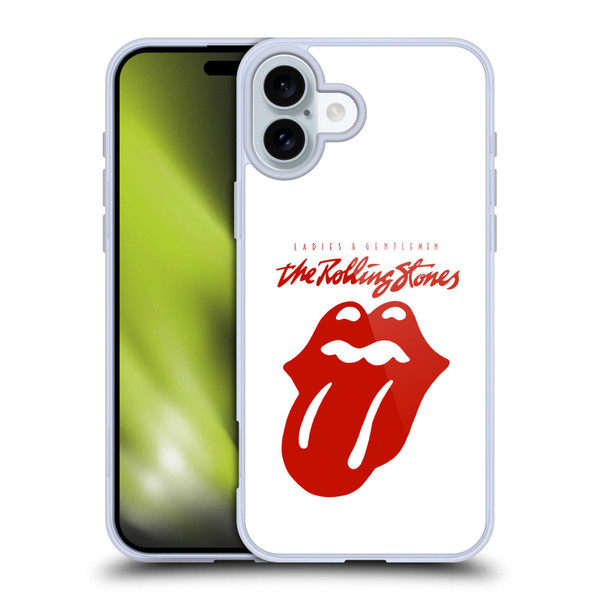 The Rolling Stones Graphics Ladies and Gentlemen Movie Soft Gel Case for Apple iPhone 16 Plus