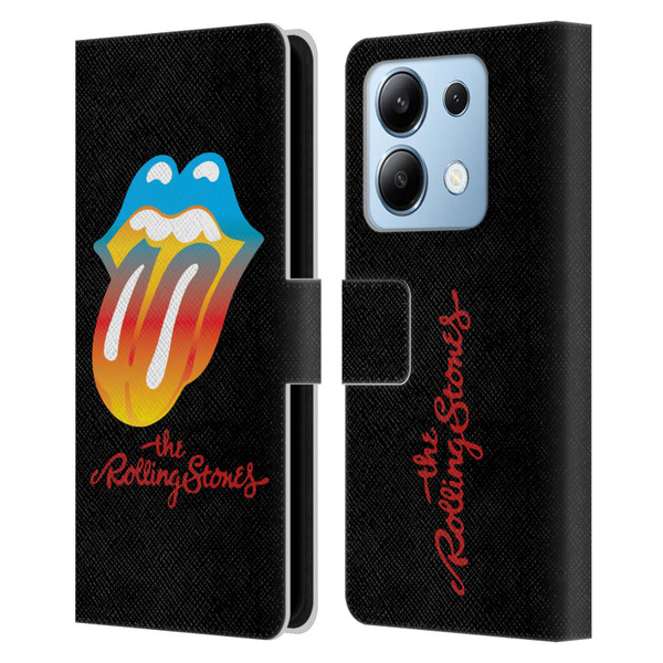 The Rolling Stones Graphics Rainbow Tongue Leather Book Wallet Case Cover For Xiaomi Redmi Note 13/13 Pro 5G