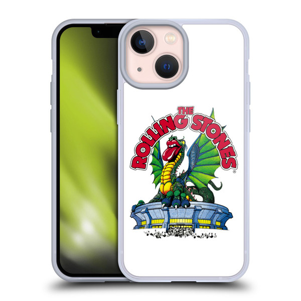 The Rolling Stones Key Art Dragon Soft Gel Case for Apple iPhone 13 Mini