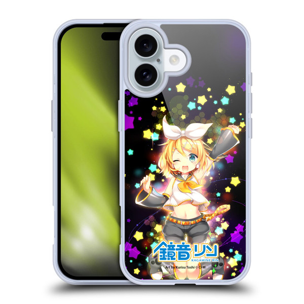 Hatsune Miku Characters Kagamine Rin Soft Gel Case for Apple iPhone 16