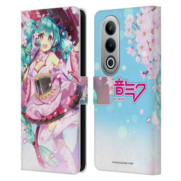Hatsune Miku Graphics Sakura Leather Book Wallet Case Cover For OPPO OnePlus Ace 3V 5G