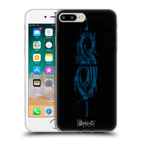 Slipknot We Are Not Your Kind Glitch Logo Soft Gel Case for Apple iPhone 7 Plus / iPhone 8 Plus