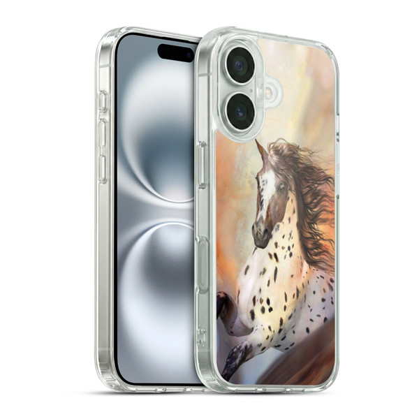 Simone Gatterwe Horses Wild 2 Soft Gel Case for Apple iPhone 16 & MagSafe