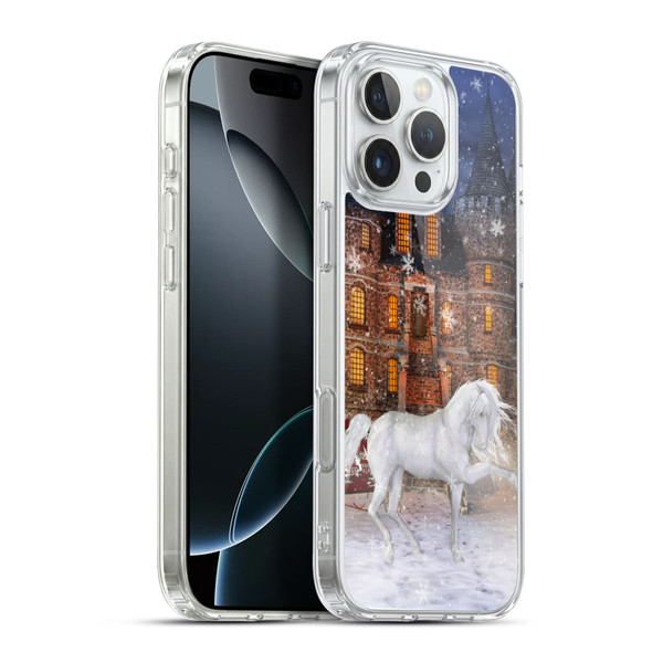 Simone Gatterwe Horses Christmas Time Soft Gel Case for Apple iPhone 16 Pro Max & MagSafe