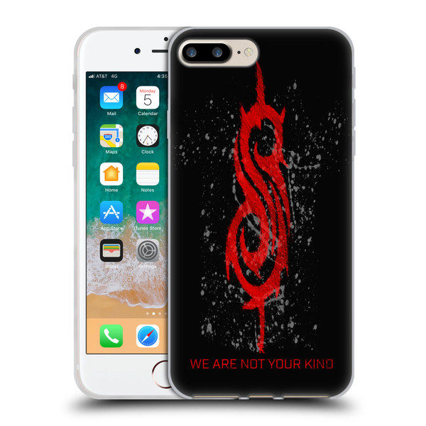 Slipknot We Are Not Your Kind Red Distressed Look Soft Gel Case for Apple iPhone 7 Plus / iPhone 8 Plus