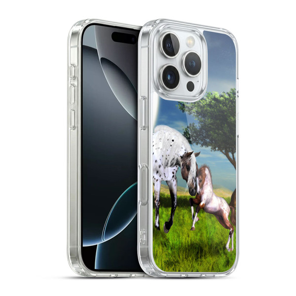 Simone Gatterwe Horses Love Forever Soft Gel Case for Apple iPhone 16 Pro & MagSafe