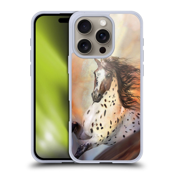 Simone Gatterwe Horses Wild 2 Soft Gel Case for Apple iPhone 16 Pro