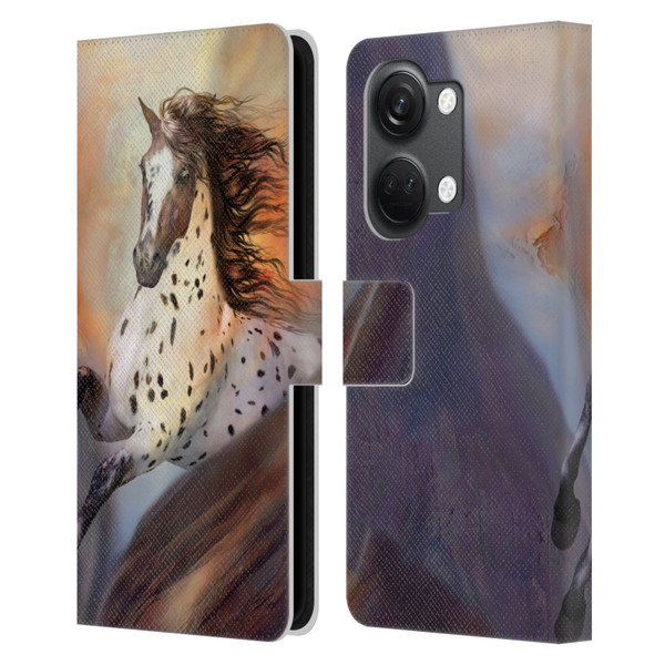Simone Gatterwe Horses Wild 2 Leather Book Wallet Case Cover For OnePlus Nord 3 5G