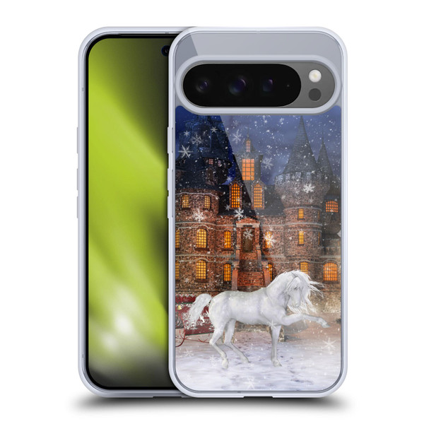 Simone Gatterwe Horses Christmas Time Soft Gel Case for Google Pixel 9 Pro XL