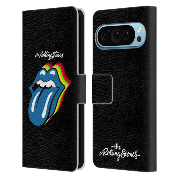 The Rolling Stones Licks Collection Pop Art 2 Leather Book Wallet Case Cover For Google Pixel 9 / Pixel 9 Pro