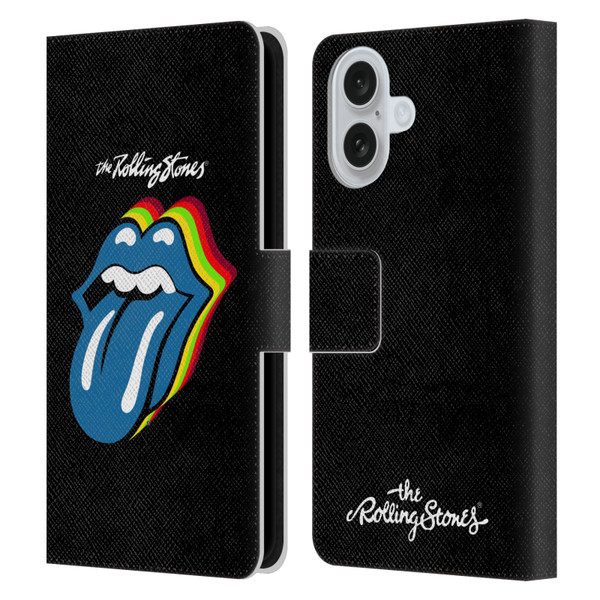 The Rolling Stones Licks Collection Pop Art 2 Leather Book Wallet Case Cover For Apple iPhone 16
