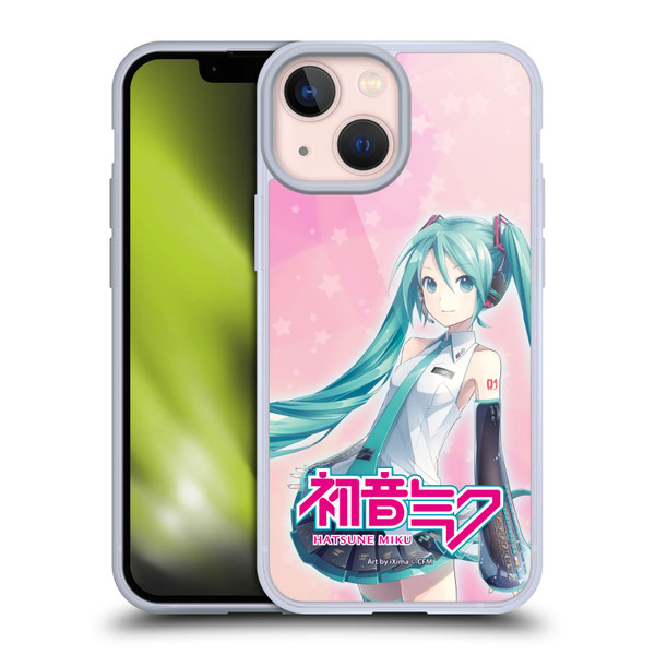 Hatsune Miku Graphics Star Soft Gel Case for Apple iPhone 13 Mini & MagSafe