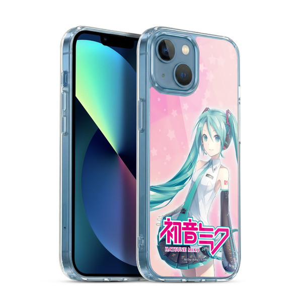 Hatsune Miku Graphics Star Soft Gel Case for Apple iPhone 13 Mini & MagSafe