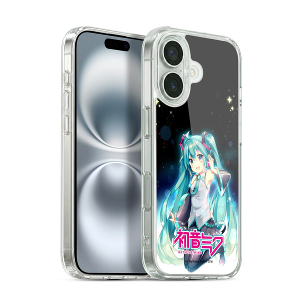Hatsune Miku Graphics Night Sky Soft Gel Case for Apple iPhone 16 & MagSafe