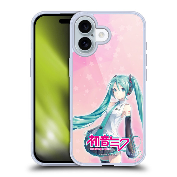 Hatsune Miku Graphics Star Soft Gel Case for Apple iPhone 16 & MagSafe