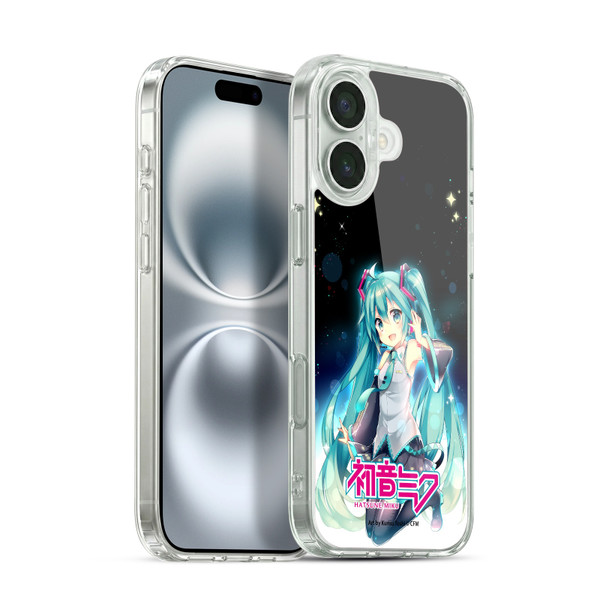 Hatsune Miku Graphics Night Sky Soft Gel Case for Apple iPhone 16 Plus & MagSafe