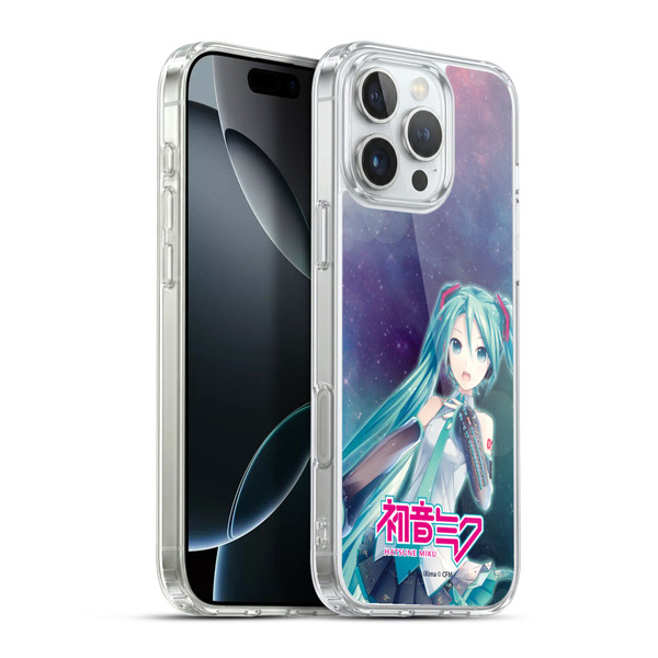 Hatsune Miku Graphics Nebula Soft Gel Case for Apple iPhone 16 Pro Max & MagSafe