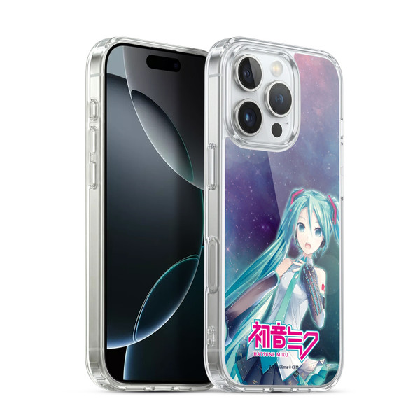 Hatsune Miku Graphics Nebula Soft Gel Case for Apple iPhone 16 Pro & MagSafe
