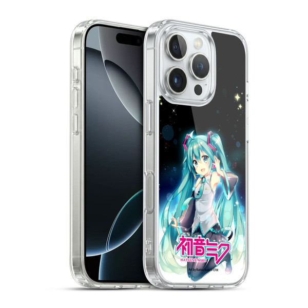 Hatsune Miku Graphics Night Sky Soft Gel Case for Apple iPhone 16 Pro & MagSafe